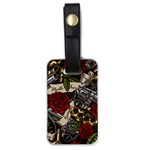 Seamless Vector Pattern Luggage Tag (one side)