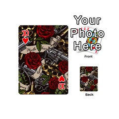 Seamless Vector Pattern Playing Cards 54 Designs (Mini) from ArtsNow.com Front - Heart10