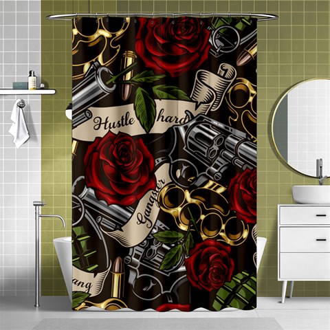 Seamless Vector Pattern Shower Curtain 48  x 72  (Small)  from ArtsNow.com Curtain(48  X 72 ) - 42.18 x64.8  Curtain(48  X 72 )