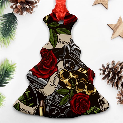 Seamless Vector Pattern Ornament (Christmas Tree)  from ArtsNow.com Front