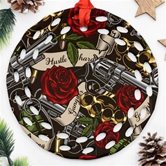 Seamless Vector Pattern Round Filigree Ornament (Two Sides) from ArtsNow.com Back
