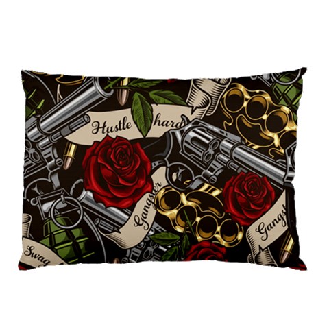 Seamless Vector Pattern Pillow Case (Two Sides) from ArtsNow.com Front