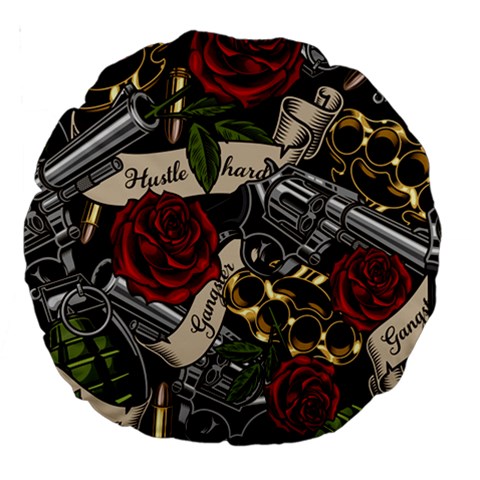 Seamless Vector Pattern Large 18  Premium Round Cushions from ArtsNow.com Front