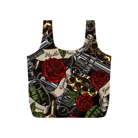 Seamless Vector Pattern Full Print Recycle Bag (S) from ArtsNow.com Back