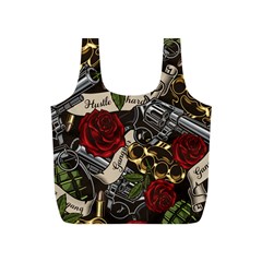 Seamless Vector Pattern Full Print Recycle Bag (S) from ArtsNow.com Back