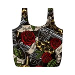 Seamless Vector Pattern Full Print Recycle Bag (M)