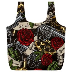 Seamless Vector Pattern Full Print Recycle Bag (XL) from ArtsNow.com Back