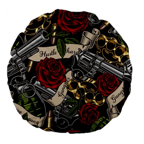 Seamless Vector Pattern Large 18  Premium Flano Round Cushions from ArtsNow.com Front