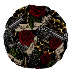 Seamless Vector Pattern Large 18  Premium Flano Round Cushions from ArtsNow.com Front