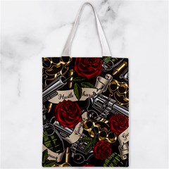 Seamless Vector Pattern Zipper Classic Tote Bag from ArtsNow.com Front