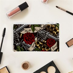Seamless Vector Pattern Cosmetic Bag (XS) from ArtsNow.com Back