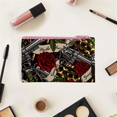 Seamless Vector Pattern Cosmetic Bag (XS) from ArtsNow.com Back