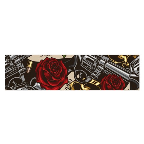 Seamless Vector Pattern Satin Scarf (Oblong) from ArtsNow.com Front