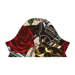 Seamless Vector Pattern Short Sleeve V Left Sleeve