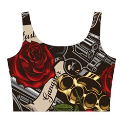 Seamless Vector Pattern Midi Sleeveless Dress from ArtsNow.com Top Front