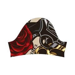 Seamless Vector Pattern Kids  Short Sleeve Velvet Dress from ArtsNow.com Right Sleeve