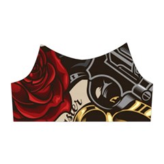 Seamless Vector Pattern Shoulder Cutout Velvet One Piece from ArtsNow.com Right Sleeve