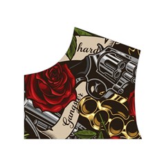 Seamless Vector Pattern Women s Button Up Vest from ArtsNow.com Top Left
