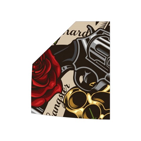 Seamless Vector Pattern Women s Button Up Vest from ArtsNow.com Right Pocket