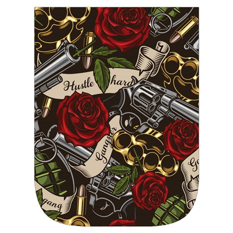 Seamless Vector Pattern Waist Pouch (Small) from ArtsNow.com Front Pocket
