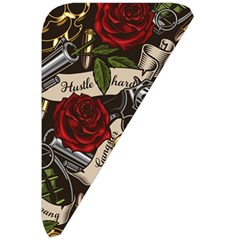 Seamless Vector Pattern Belt Pouch Bag (Small) from ArtsNow.com Front Right