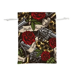 Seamless Vector Pattern Lightweight Drawstring Pouch (L) from ArtsNow.com Front