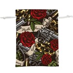 Seamless Vector Pattern  Lightweight Drawstring Pouch (XL)