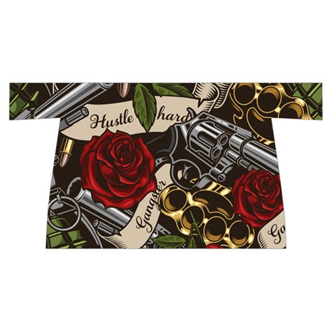Seamless Vector Pattern Wristlet Pouch Bag (Small) from ArtsNow.com Front