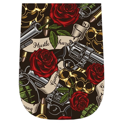 Seamless Vector Pattern Wristlet Pouch Bag (Small) from ArtsNow.com Left Side