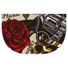 Seamless Vector Pattern Makeup Case (Medium) from ArtsNow.com Side Left