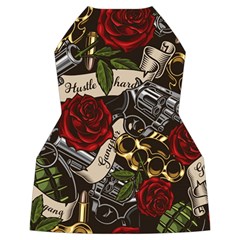 Seamless Vector Pattern Women s Long Sleeve Raglan Tee from ArtsNow.com Back