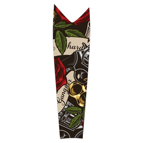 Seamless Vector Pattern Women s Long Sleeve Raglan Tee from ArtsNow.com Left Sleeve Side