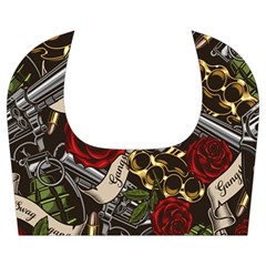 Seamless Vector Pattern Kids  Midi Sailor Dress from ArtsNow.com Collar