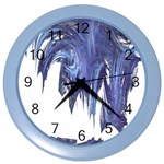 Barely Flowing Color Wall Clock