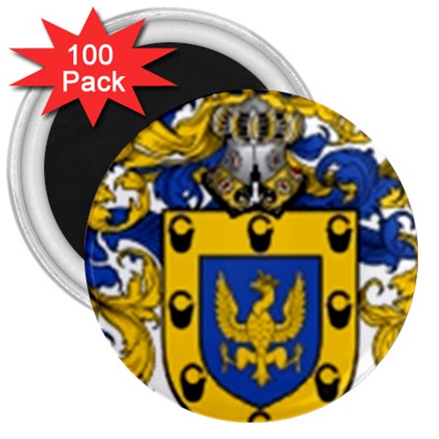 Soto Coat of Arm 3  Magnets (100 pack) from ArtsNow.com Front