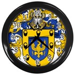 Soto Coat of Arm Wall Clock (Black)