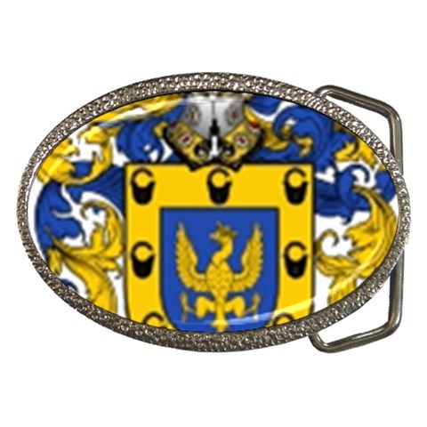 Soto Coat of Arm Belt Buckles from ArtsNow.com Front