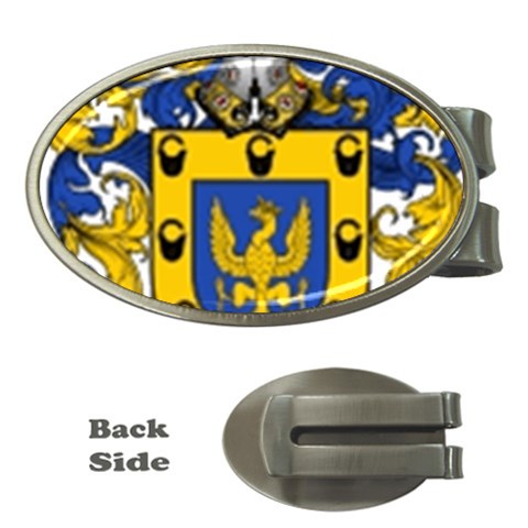 Soto Coat of Arm Money Clips (Oval)  from ArtsNow.com Front