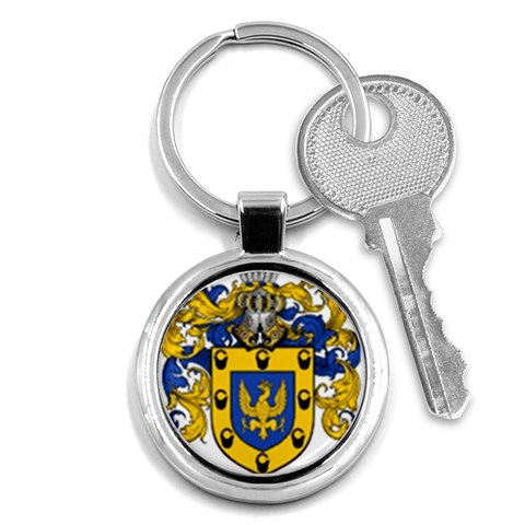 Soto Coat of Arm Key Chain (Round) from ArtsNow.com Front