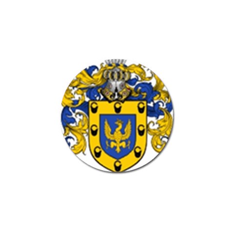 Soto Coat of Arm Golf Ball Marker (4 pack) from ArtsNow.com Front