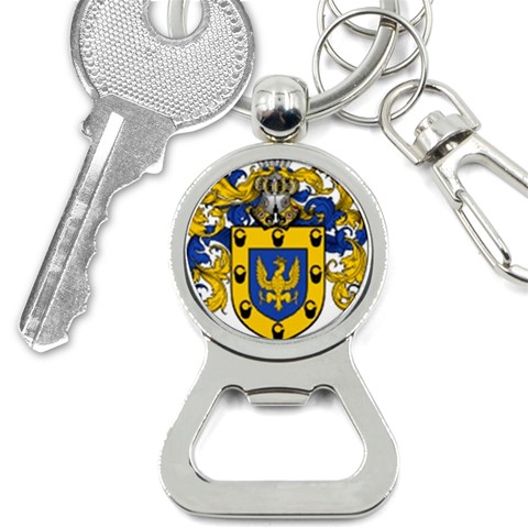 Soto Coat of Arm Bottle Opener Key Chain from ArtsNow.com Front