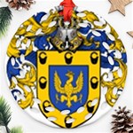 Soto Coat of Arm Round Filigree Ornament (Two Sides)