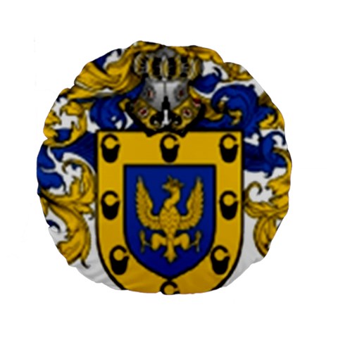 Soto Coat of Arm Standard 15  Premium Round Cushions from ArtsNow.com Back