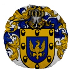 Soto Coat of Arm Large 18  Premium Round Cushions from ArtsNow.com Back