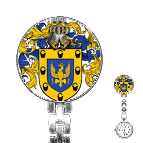 Soto Coat of Arm Stainless Steel Nurses Watch from ArtsNow.com Front