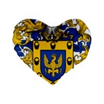 Soto Coat of Arm Standard 16  Premium Flano Heart Shape Cushions