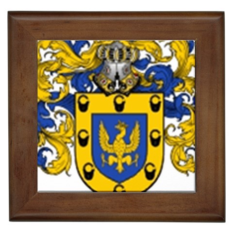 Soto Coat of Arm Framed Tile from ArtsNow.com Front