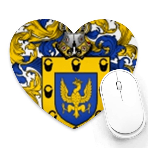 Soto Coat of Arm Heart Mousepads from ArtsNow.com Front