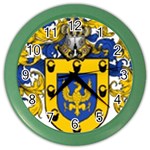 Soto Coat of Arm Color Wall Clock