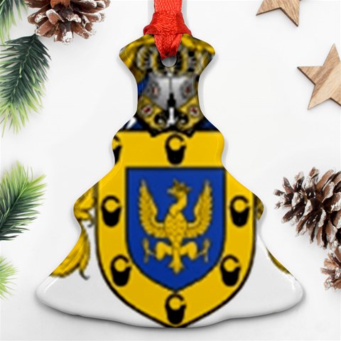Soto Coat of Arm Ornament (Christmas Tree)  from ArtsNow.com Front